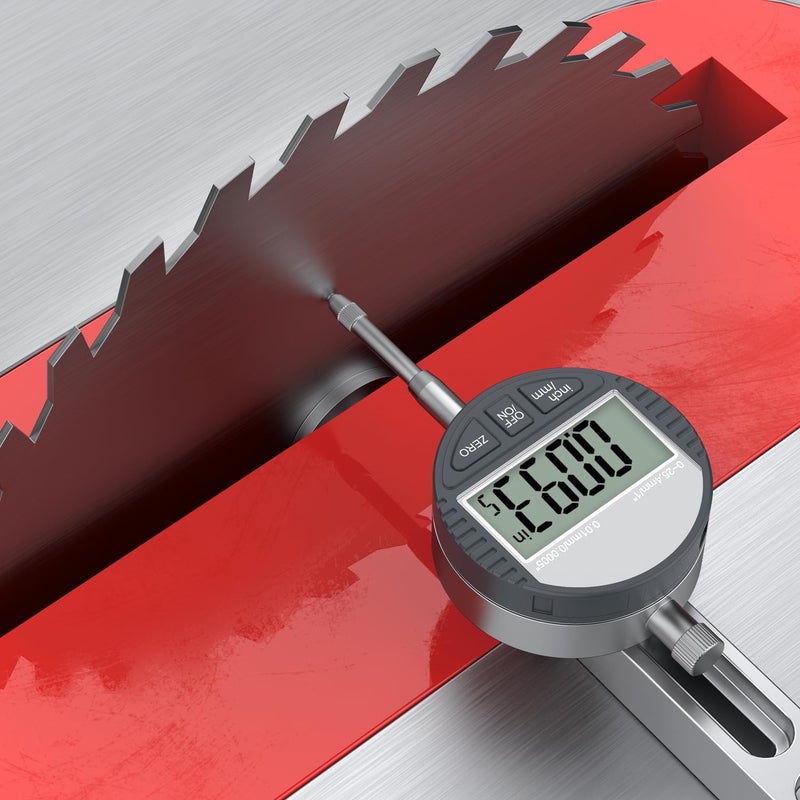 HDLNKAK Table Saw Digital Dial Indicator Gauge  for Aligning and Calibrating Work Shop Machinery Like Table Saws  Band Saws and Drill Presses - Image 2